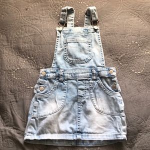 Overall jean dress